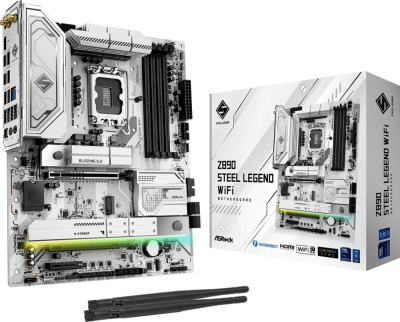 ����������� ����� ASRock Z890 Steel Legend WiFi, LGA 1851, Intel Z890, ATX, Ret