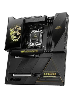 ����������� ����� MSI MEG X870E GODLIKE MAX X870E, AM5, 4*DDR5, 2*PCIEx16, 1*PCIEx4, 5*M.2, 5*TypeC, 8*USB3.2Gen2, 4*USB3.2Gen1, 4*USB2.0, 4*SATA3.0, 10G, 5G, 2*TypeC(DP), �-ATX, RTL