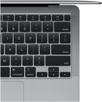 Ноутбук Apple MacBook Air A2337, 13.3" (2560x1600) Retina IPS/Apple M1/16ГБ DDR4/256ГБ SSD/M1 7-core GPU/MacOS, серый космос (Z124002F5)
