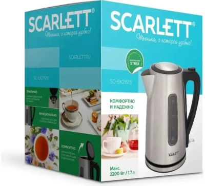 ������ ������������� Scarlett SC-EK21S13 1.7�. 2200�� �����������/������ ������: ������/�������