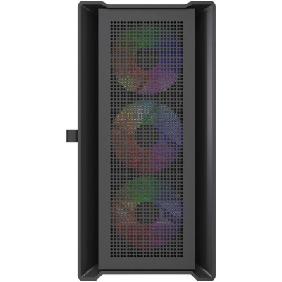 ������ Powercase Alisio Micro X4B V2 LE, Tempered Glass, 4� 120mm ARGB PWM fans, ������, mATX  (CAMCXB-A4-LE)
