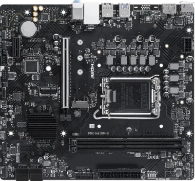 ����������� ����� MSI PRO H610M-B, Socket LGA 1700, Intel H610, mATX, Ret