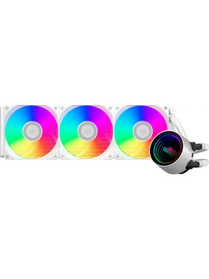 ������� �������� ���������� PcCooler DA360 V2 WH ARGB Soc-AM5/AM4/1200/1700/1851 ����� 4-pin 36.5dB Al 300W Ret (DA360V2-WHAWXX-GL)