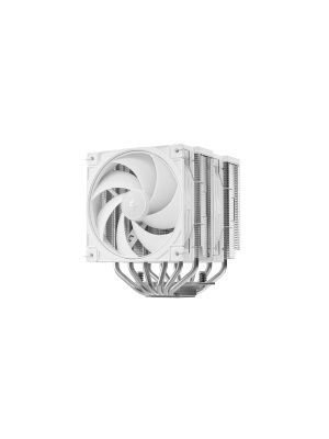 ����� DEEPCOOL AG620 G2 WH LGA1954/1851/1700/AM5/AM4 (TDP 270W, PWM, DUAL Black Fan 120mm, 6 ����. ������, �����) RET