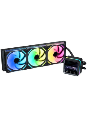 ������� �������� ���������� XASTRA Octant LS360 ARGB BK Intel LGA LGA1851/1700/1200/115X/AM5/AM4 (4" LCD IPS screen,3x FS120 fans,TDP 315W, black) RET