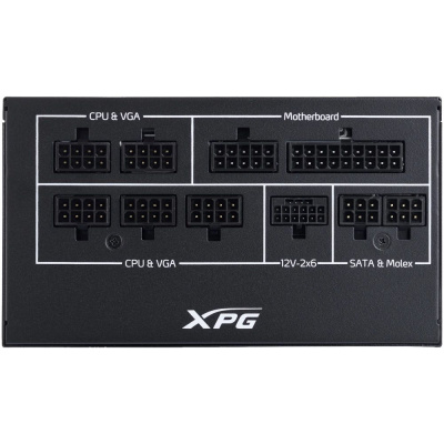 ���� ������� XPG CORE REACTOR II VE 850 (ATX 3.1, 850W,  Full Modular, PWM 120mm FDB fan, Active PFC, DC to DC, Half-Bridge & LLC converter, 80+ GOLD) RET