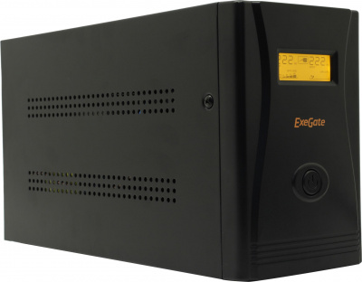 ��� ExeGate SpecialPro Smart LLB-2200.LCD.AVR.EURO.RJ.USB (2200VA/1300W, LCD, AVR, 4 �����������, RJ45/11, USB, Black) EP285531RUS