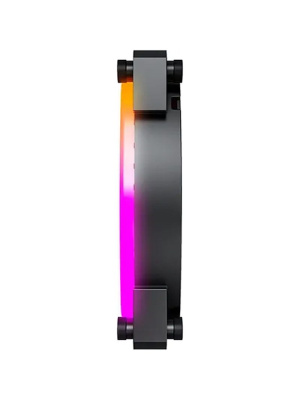 ���������� Montech RX120 PWM Reverse Black / 120mm, 4pin PWM, 3pin ARGB, 800-1600RPM, 59.0CFM, 27.0dBA, Rifle bearing / RX120B