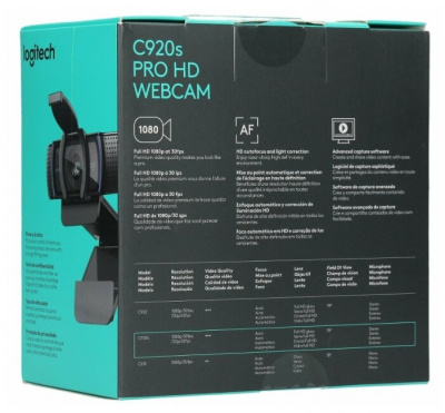 ���-������  Logitech WebCam C920s HD Pro (960-001252)