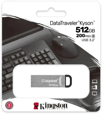 ���� ���� Kingston 512GB DataTraveler Kyson DTKN/512GB USB3.2 �����������/������