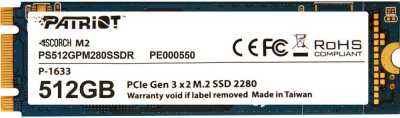 ������������� ���������� 512Gb SSD Patriot Scorch (PS512GPM280SSDR)