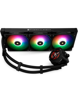 ������� �������� ���������� Thermalright Core Vision 360 ARGB Soc-AM5/AM4/1200/1700/1851 ������ 4-pin 28.1dB Al LCD Ret (C-VISION-360-BL-ARGB)