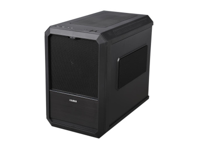 ZALMAN ZM-M1 Mini-ITX USB 3.0, fan contr, Aluminium front door, Hot Swap supp, 2x 120mm, 2 x120mm (optional), Full size VGA, ATX PSU