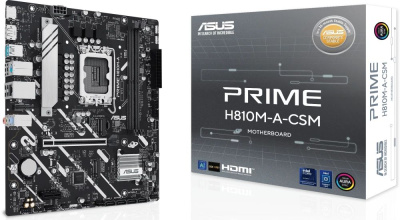 ����������� ����� ASUS PRIME H810M-A-CSM, Socket-1851, Intel H810, mATX, Ret  90MB1KK0-M0EAYC
