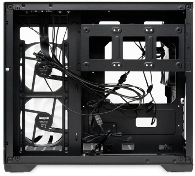      HSPD F330, Panoramic Mini-tower, Black, F330-TGBK-ARGB