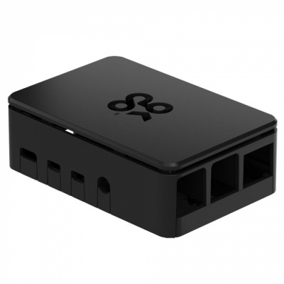 ������ Raspberry Pi  Model B Official Case Okdo Standard Series, Black, Retail, ��� Raspberry Pi 4 Model B (187-3797/187-3798)(ASM-1900133-21) RTL 	