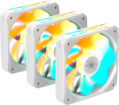 ���������� � ������ Gigabyte GBT EZRVSFAN1203 ICE 3X120mm ARGB FANs set. PWM, 3 Pin