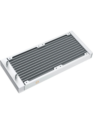 ������� ����������� ���������� Ocypus Delta L24 WH ARGB V2 (280W, 240mm, White, ARGB, Fans: 2x120mm, 73CFM, 2000RPM/ Pump height 60mm, 27dBA, 2650RPM, Rad thickness 27mm/ S: 1851, 1700, 1200, 115X, AM5, AM4)