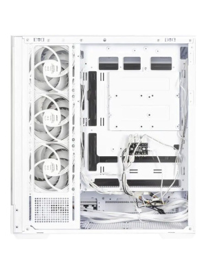 ������ ZALMAN P40 NAMU, ATX, WHITE, WINDOW, WOODEN ELEMENTS, 2xCombo(2.5� or 3.5�), 1xUSB TYPE-C, 2xUSB3.0, SIDE 3x120mm ARGB, REAR 1x120mm ARGB