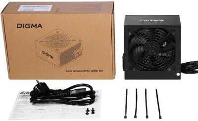 ���� ������� Digma DPSU-400W-WH, 400��, 120��, ������, retail