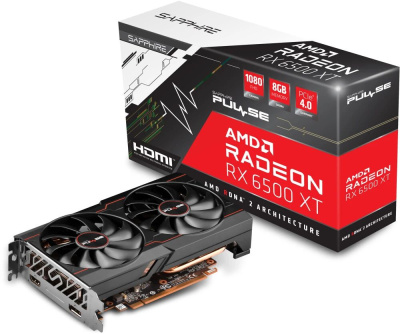  Sapphire AMD Radeon RX 6500 XT 8Gb Gaming OC Pulse (11314-08-20G)