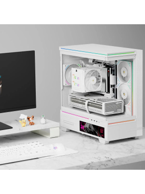����� Thermalright Royal Knight 120 Digital White LGA115X/1200/1700/1851/2011/2066/ AM4/AM5 (2x120mm PWM Fan, ������ ���������, 6 ����. ������ 6��) / TRRK120DW