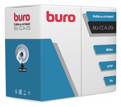   Buro BU-CCA-051 UTP, 4 , cat5E, solid, 305 , 