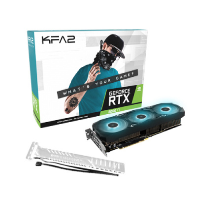 ���������� KFA2 GeForce RTX 3060 Ti GDDR6X SG 1-Click OC Plus (����������� ������) 8 �� GDDR6X 256-���(36ISM6MD1GSK)
