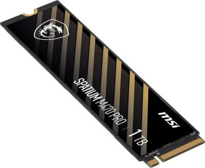 ������������� ���������� SSD MSI M.2 2280 1TB SPATIUM M470 PRO Client SSD S78-440L0J0-P83, PCIe Gen4x4 with NVMe