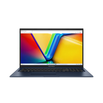 Ноутбук ASUS Vivobook 17 X1704ZA-AU096, 17.3" (1920x1080) IPS/Intel Core i5-1235U/16ГБ DDR4/512ГБ SSD/Iris Xe Graphics/Без ОС, синий (90NB10F2-M003U0)