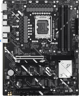 ����������� ����� ASUS PRIME Z890-P, Socket-1851, Intel Z890, ATX, Ret 90MB1I50-M0EAY0