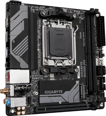 ����������� ����� Gigabyte B650I AX, SocketAM5, AMD B650, mini-ITX, Ret