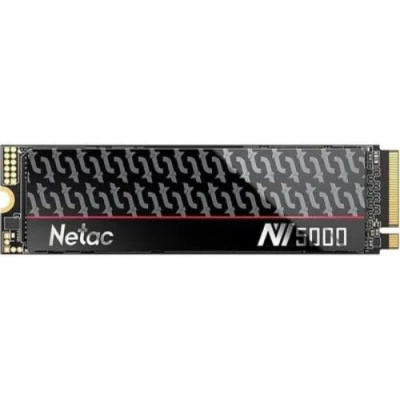 ������������� ���������� Netac NV5000t 1Tb [NT01NV5000t-1T0-E4X] M.2 2280, PCI-E 4.0 x4, 3D NAND, 4800/4600MBs, NVMe 1.4, 640TBW, � ����������
