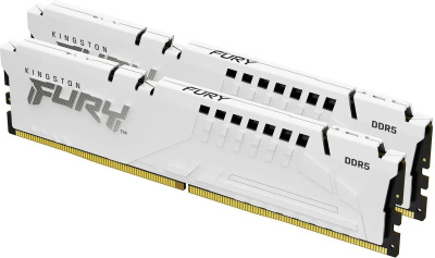  / Kingston 64GB 6000MT/s DDR5 CL40 DIMM (Kit of 2) FURY Beast White XMP (KF560C40BWK2-64)