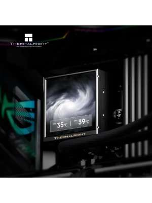 ������� �������� ���������� Thermalright Peerless Vision 240 ARGB Black / 2x120mm ARGB PWM Fans / TRPV240AB