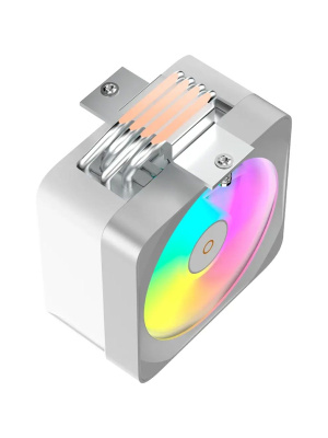 ����� ��� ���������� Ocypus Delta A40 EX WH Digital (200W, 4-pin PWM, LED temp., 157mm, Al/Cu, 4x6mm, ARGB, 1x120mm, 60CFM, 31dBA, 1600RPM, S:1851/1700/1200/115X, AM5/AM4, white)
