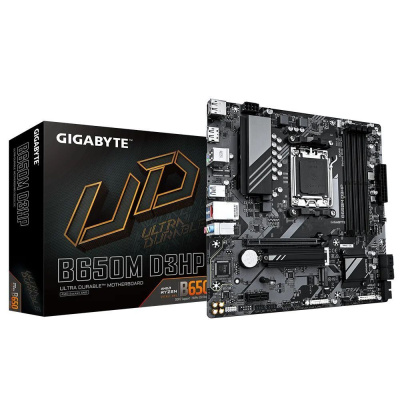 ����������� ����� GIGABYTE B650M D3HP, SocketAM5, AMD B650, mATX, Ret