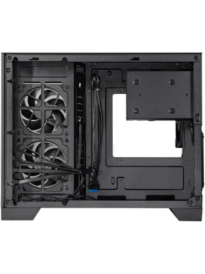 ������ XASTRA QW505M 6ARGB-FN-C10 Black mATX/Aquarium/Screewless/ 6x120mm ARGB PWM FN fans/Argb+PWM HUB 10port/Led strip/ QW505M-6FN12A-C10