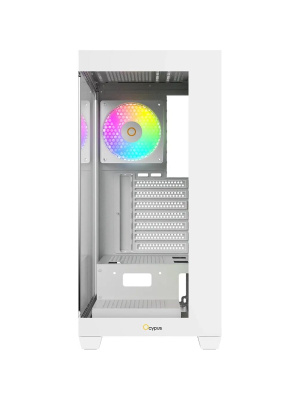 ������ Ocypus Gamma C72 WH ARGB, ATX, USB3.0*1+USB2.0*2, SIDE 3x120mm ARGB, REAR 1x120mm ARGB