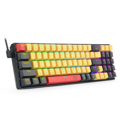 Беспроводная клавиатура Redragon Castor Pro 3 режима, RGB, желтые свичи (Арт. 71533)