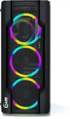 ������ Powercase Mistral X4 Mesh LED Black (CMIXB-L4)