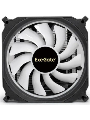 ����� ExeGate Dark Magic EE400XL-PWM.RGB (Al black coating, 4 copper heatpipe, LGA775/1150/1151/1155/1156/1200/AM2/AM2+/AM3/AM3+/AM4/FM1/FM2/754/939/940, TDP 125W, Fan 120mm, PWM EX286158RUS