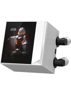 ������� ���������� PCCooler DC360 Pro ARGB Display WH (310W, 360mm, LED, White, ARGB/ Fans: 3x120mm, 90.56CFM, 39.8dBA, 2500RPM/ Pump height 65mm, 15dBA, 2600RPM, Rad thickness 27mm/ S: 1851, 1700, 1200, 115X, AM5, AM4)