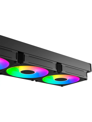 ��� ID-Cooling SL360 V2 ARGB Soc-AM5/AM4/1200/1700/1851 ������ 4-pin 14-30dB Al+Cu LCD 350W Ret