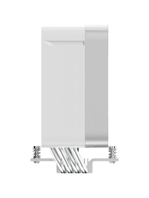 ����� ��� ���������� Ocypus Delta A40 EX WH ARGB (200W, 4-pin PWM, 157mm, Al/Cu, 4x6mm, ARGB, 1x120mm, 60CFM, 31dBA, 1600RPM, S: 1851/1700/1200/115X, AM5/AM4, white)