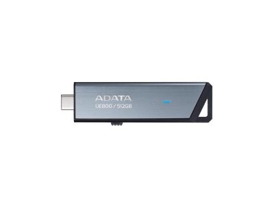 ADATA 512GB Elite UE800 OTG USB Flash Drive USB 3.2 Gen2, USB Type-C, Grey, Retail (AELI-UE800-512G-CSG)