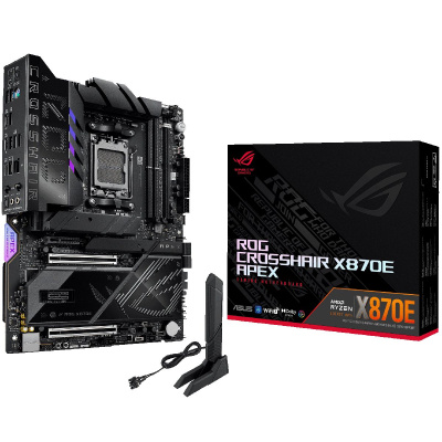 ����������� ����� ASUS ROG CROSSHAIR X870E APEX, Socket AM5, AMD X870E, ATX, Ret 90MB1KR0-M0EAY0