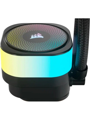 ������� ����������� ���������� Corsair iCUE LINK TITAN 240 RX RGB (240mm, Black, RGB/ Fans: 2x120mm, 73.5CFM, 36dBA, 2100RPM/ S: 1851, 1700, AM5, AM4)