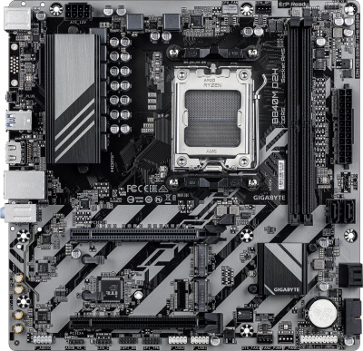 ����������� ����� Gigabyte B840M D2H, SocketAM5, AMD B840, mATX, Ret