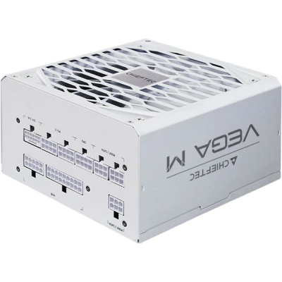 ���� ������� Chieftec Vega M White PPG-850-CW (ATX 3.1, 850W, 80 PLUS GOLD, Active PFC, 135mm fan, Gen5 PCIe, Full Cable Management, �����) Retail